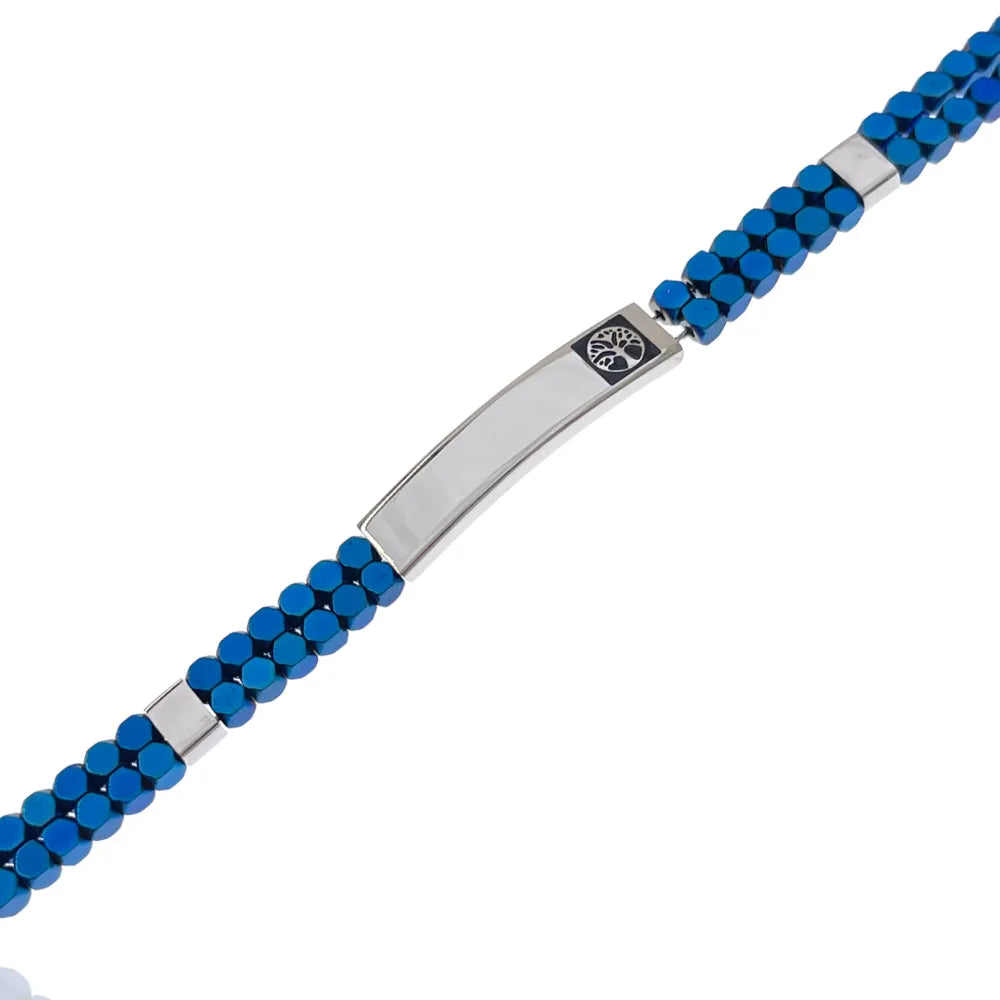 BAU-600-BMB30029-28 Albero della Vita -Bracciale in Acciaio da Uomo