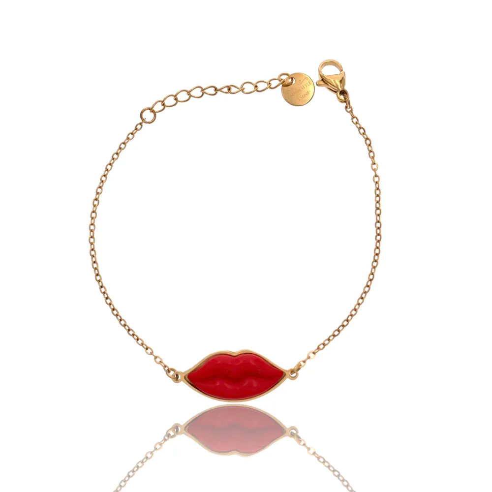 BAC-103-AA4058B Bocca-Bracciale in Acciaio con Chiusura