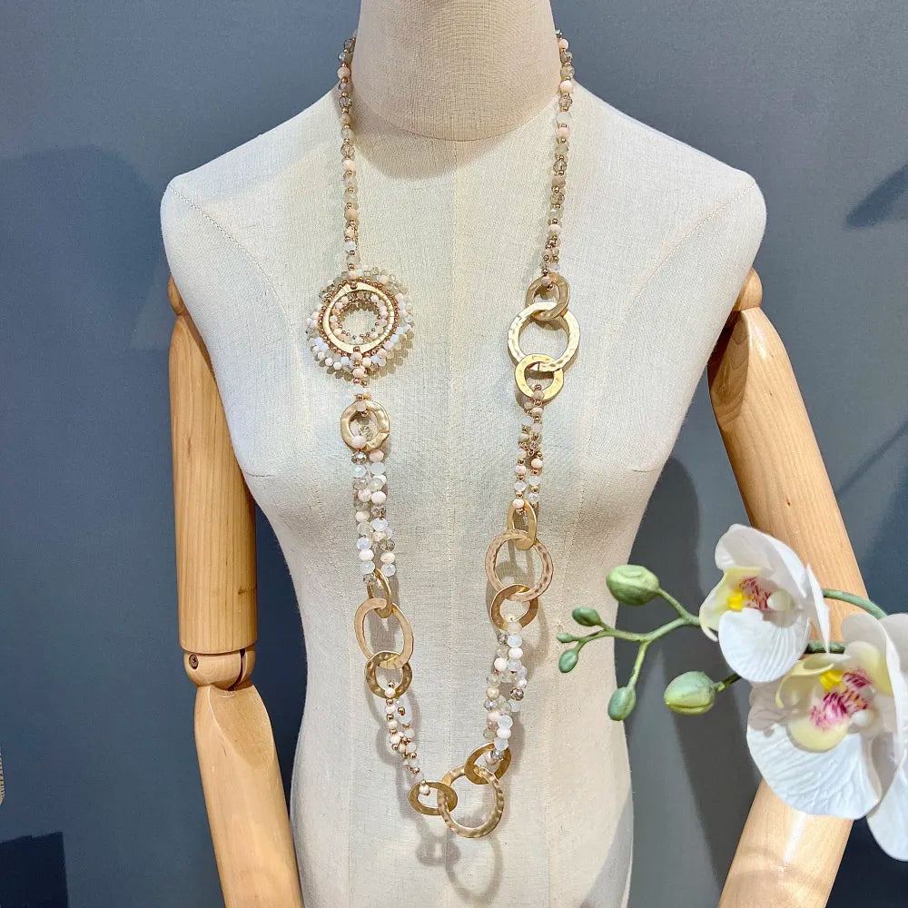 CML-732-220 Cerchio- Collana Lunga Moda