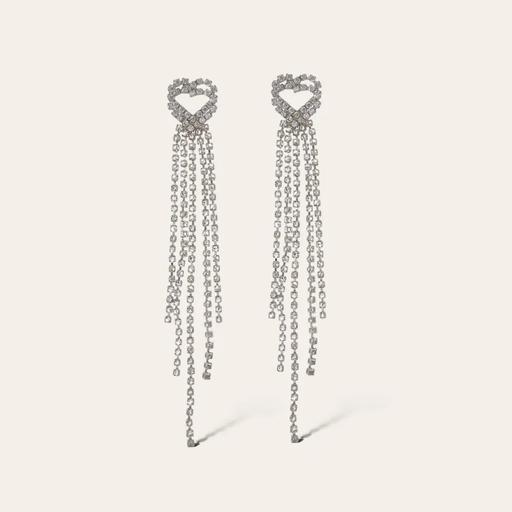 OMM-321-72 Napine con Strass-Orecchini Moda Vetro