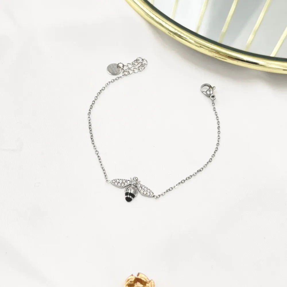 BAC-103-AA4184B Ape-Bracciale in Acciaio con Chiusura