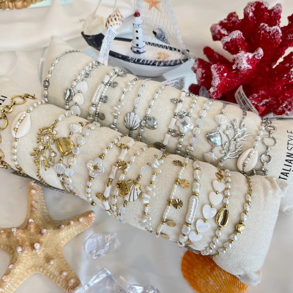 BPA-732-159 Mix Soggetti-15pz Bracciali in Acciaio