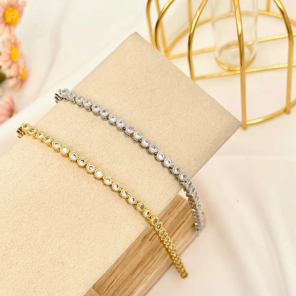 BMZ-103-AA2646B Cipollina-Bracciale Tennis con Cubic Zirconia